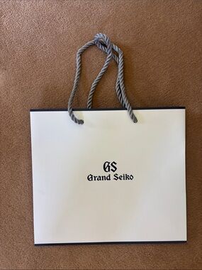 Grand Seiko Men’s Watch Bag - White and Gray